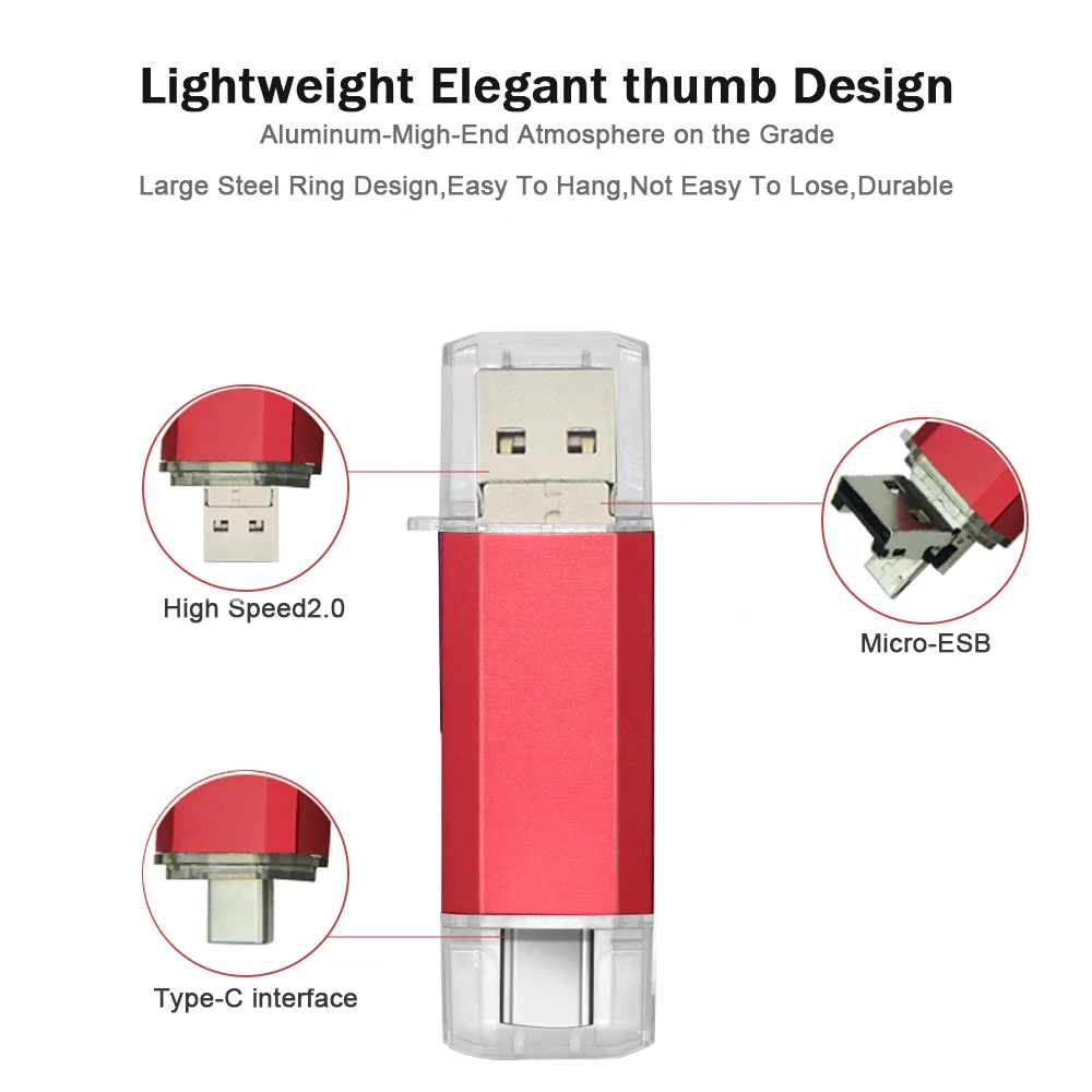 Usb OTG флеш-накопитель 3 в 1 2 0 для Android ПК смартфонов планшетов 8 ГБ 16 32 64 128 флешка -