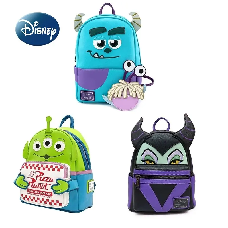 Disney Toy Story Original 2023 New Mini Women's Backpack Luxury Brand Co Branded Women's Backpack Cartoon Fashion 3D Backpack