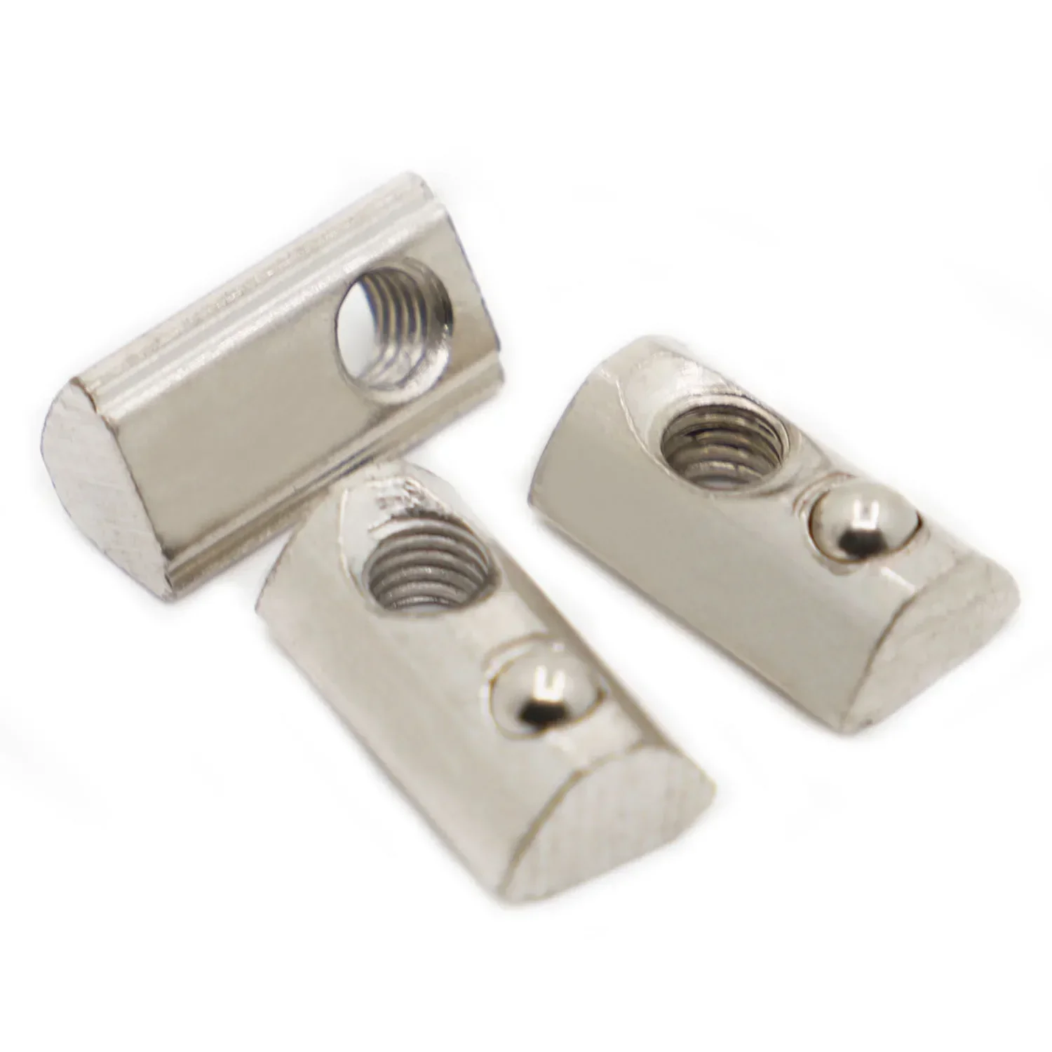 

10 шт. M3 M4 M5 M6 M8 полукруглый эластичный блок пружинной гайки для 2020 3030 4040 4545 алюминиевый профиль T пружинная гайка