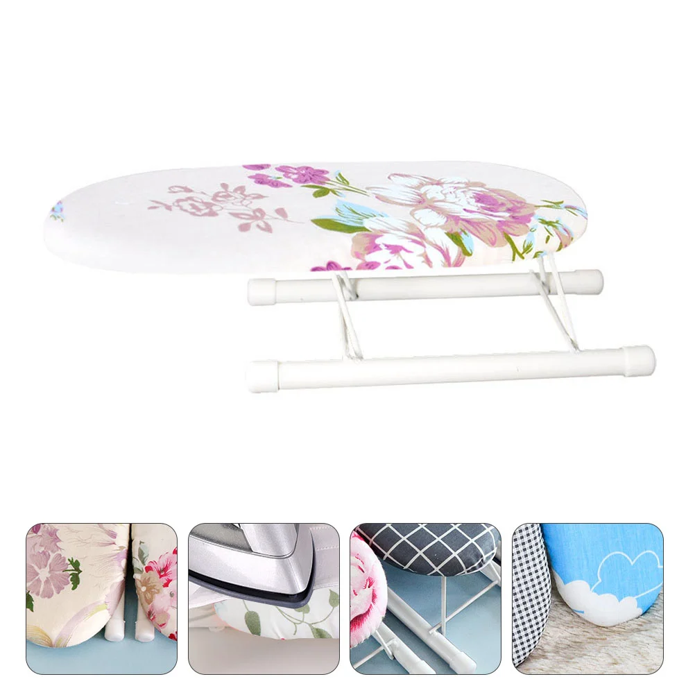 

Ironing Board Small Mini Tabletop Cover Tablefolding Padiron Portable Legscountertop Rack Boards Sleevehanger Rings Spaces Mount