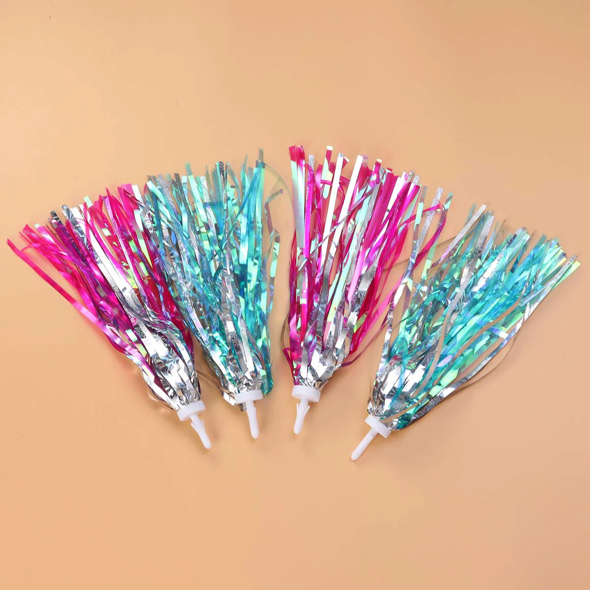 

4PC Kids Tassel Ribbon Children Scooter Handlebar Streamers Grips Ribbon Baby Carrier Accessories Easy Attach to Bike's