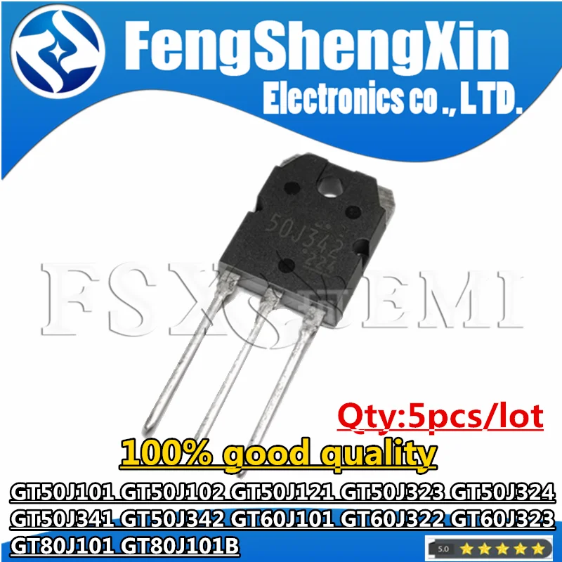 5 шт. GT50J101 GT50J102 GT50J121 GT50J323 GT50J324 50J342 GT50J341 GT50J342 GT60J101 GT60J322 GT60J323 GT80J101 GT80J101B TO247