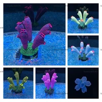 2022newsimulation software silicone aquatic plants fish tank landscaping submarine plants luminous aquarium decorative ornaments
