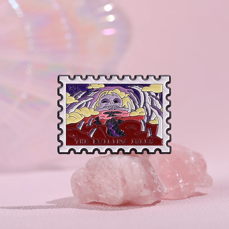 Масляная живопись художественный дизайн штамп Закладка эмалированные булавки