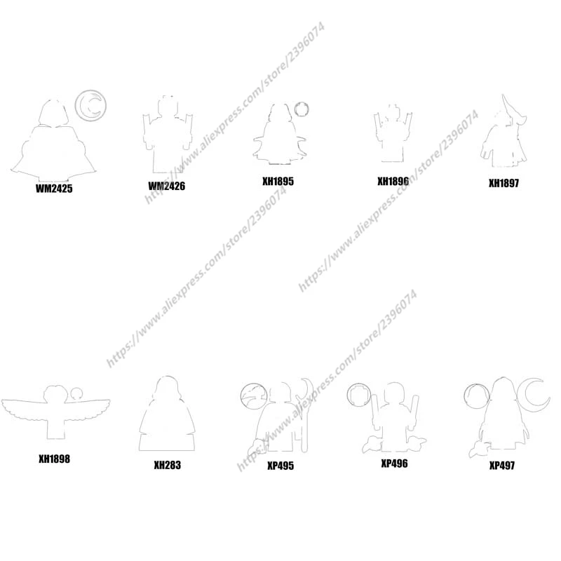 1 шт. экшн-фигурки конструктор игрушки детская серия-140 KT1057 XP495 XP496 XP497 WM2425 WM2426