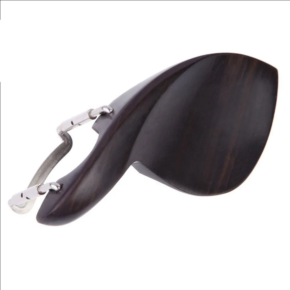 

Violins Chin Rest With Screw For 3/4 4/4 Chinrest 135*60*20mm Black Ebony Violin Parts Durable High Quality Hot
