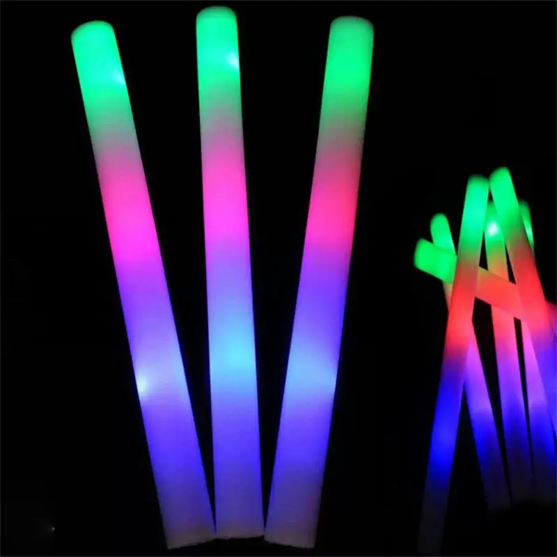 

Wedding Foam Sticks Colorful Party Light Flash Party Supplies Led Glow Sticks Led Lamp