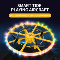 f181 smart obstacle avoidance fixed height uav gesture remote control aircraft cross border anti collision and anti drop