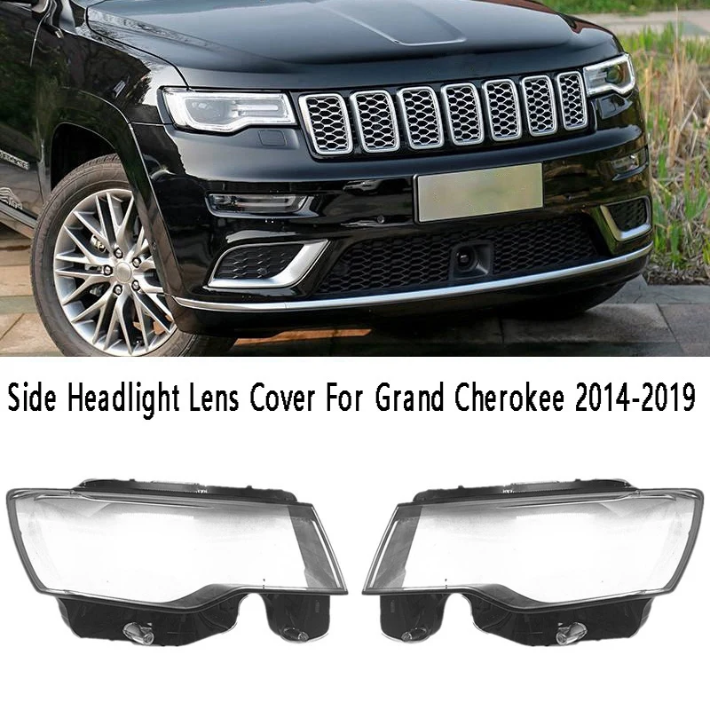 

Car Headlight Lens Cover Transparent Head Light Lamp Shell For Jeep Grand Cherokee 2014-2019