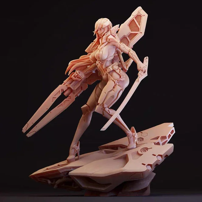 Наборы моделей из смолы 75 мм красота бесцветная и самособранная искусственная