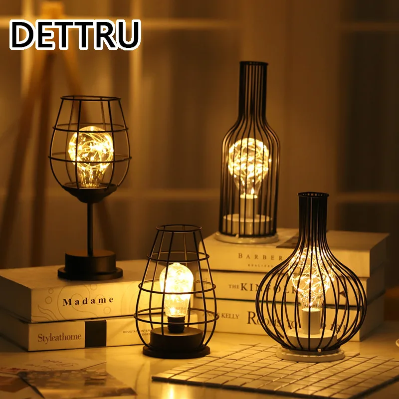 

Светодиодный светильник в виде стакана для вина, с медной проволокой