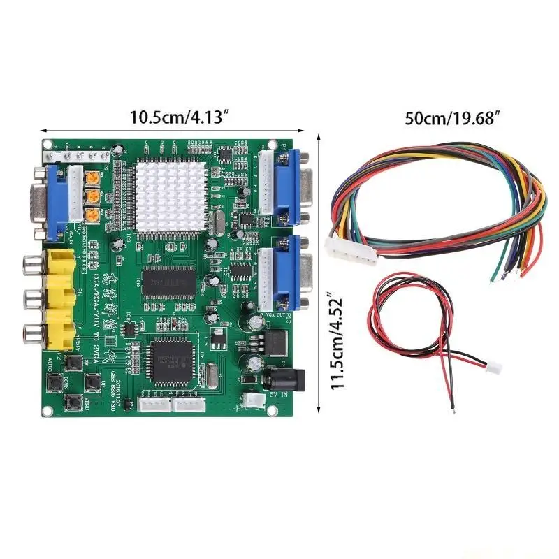 M5TD Аркадная игра GBS-8220 Адаптер видеоконвертера RGBCGAEGAYUV на двойной VGA (art.: 3920dc693bfff) - 3920dc693bfff
