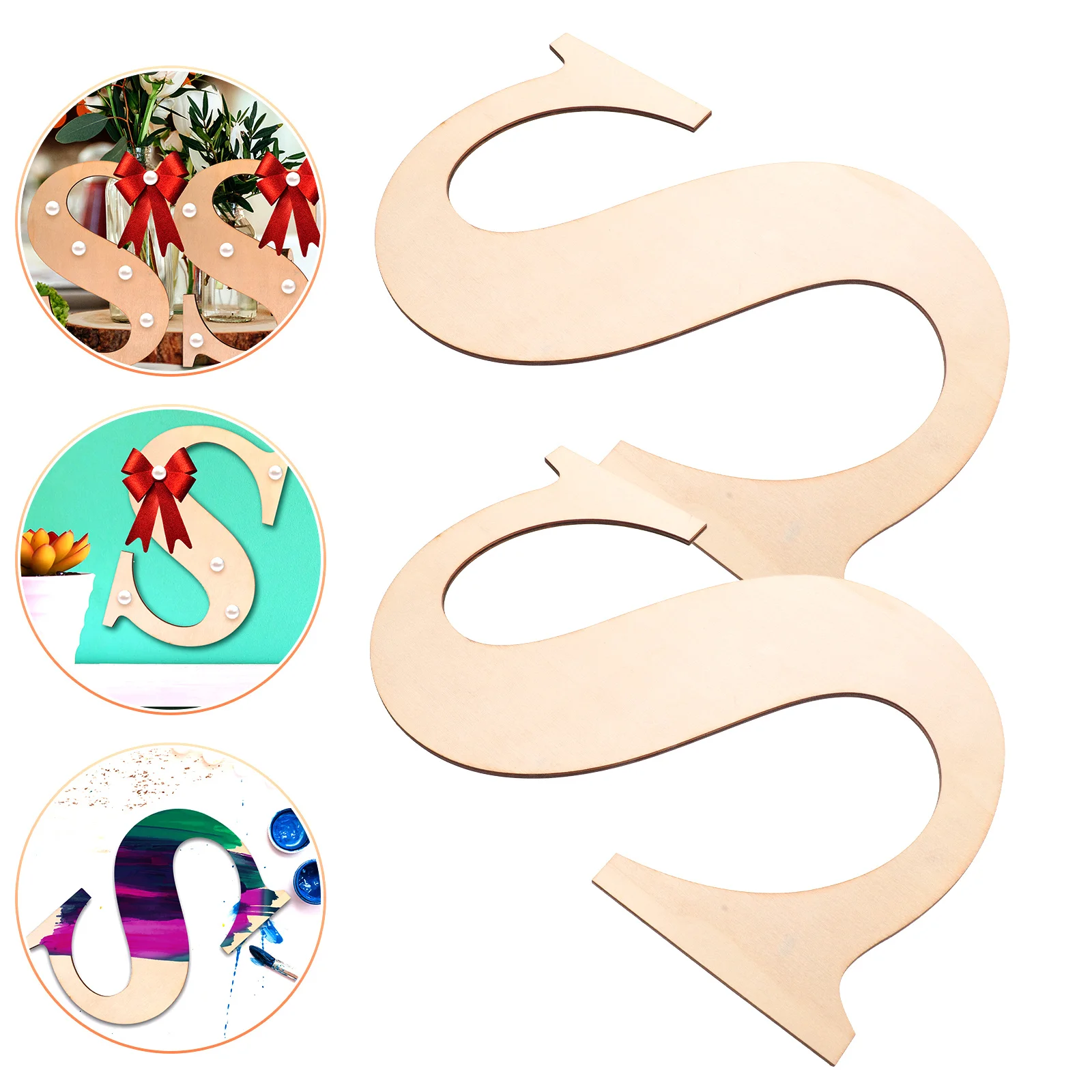 

Letter Wooden Unfinished S Alphabet Letters Sign Diy Decoration Wood Crafts Blank Wall Decor Capital Cutouts Cutouthanging Shape