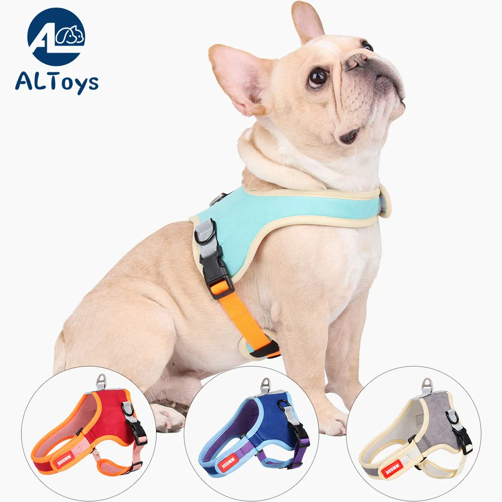 

New pet harness saddle pet leash suede puppy harness pet supplies