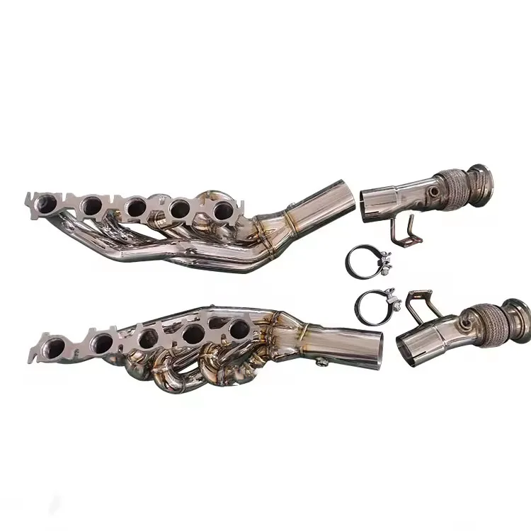 Коллекторы выпускного коллектора Xinaote для Audi R8 V10 5.2L 2010-2020 Lamborghini Gallardo LP Huracan LP580 LP610