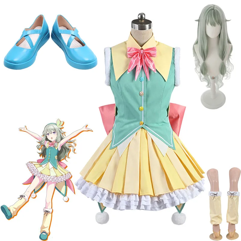 Project Sekai Colorful Stage Feat Wonderlands x Showtime Kusanagi Nene Платье Косплей Костюм Рождество Хэллоуин