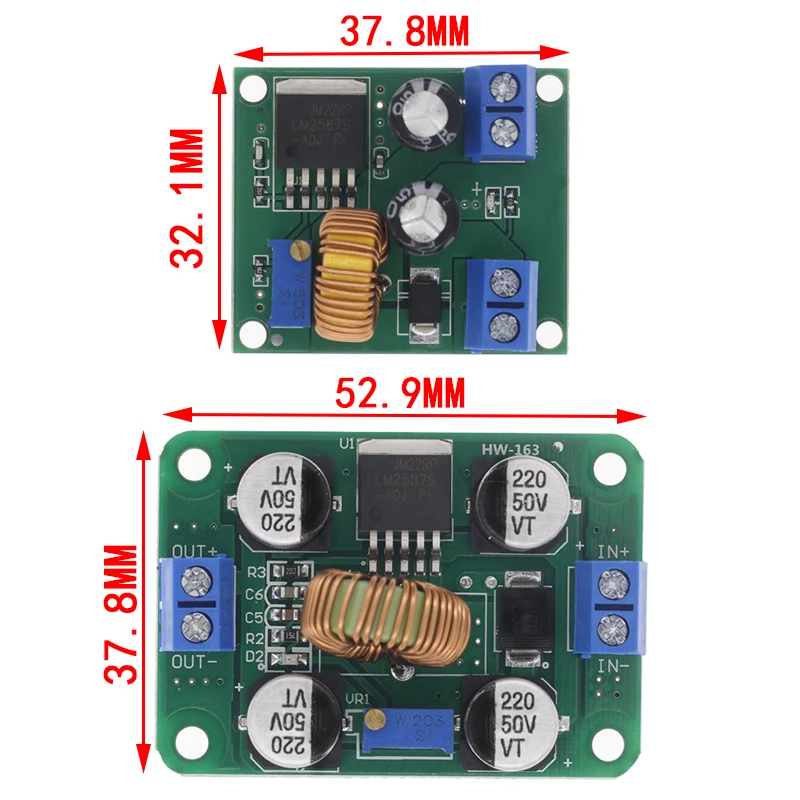 DC-DC 3V-35V To 4V-40V Повышающий Модуль питания повышающий преобразователь 12v 24v от до 5v