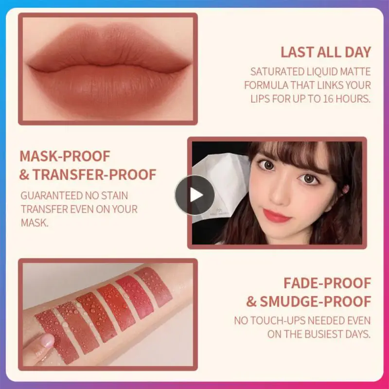 

Antiperspiration Non-stick Cup Lipstick Waterproof Natural Whitening Lipstick Velvet Lips Makeup Matte Lipstick Moisturizing