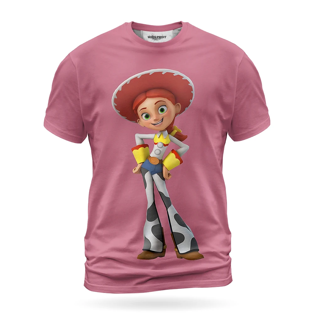 Футболка à col rond imprimé Toy Story pour enfants haut cosplay Kawaii rue loisirs sport couple nouveau été 2024