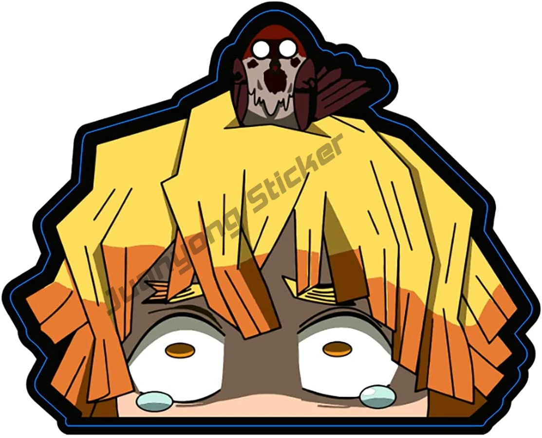

Cartoon Car Sticker Demon Killer Anime Car Sticker Laptop Car Trunk Bumper Camper Decal SUV Fine Decal Decor Graphic PVC13x10cm