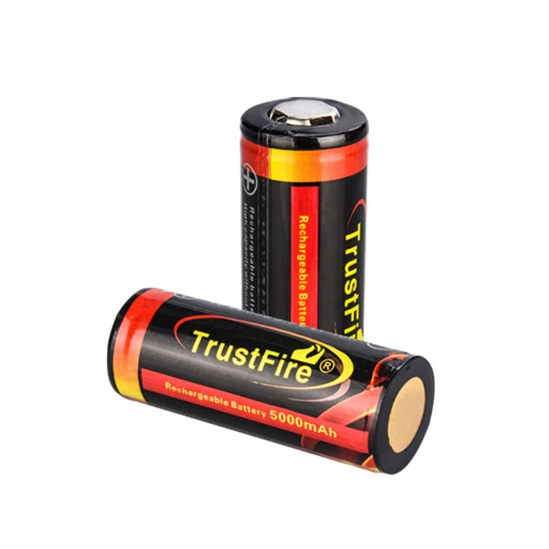 

High Capacity 26650 5000mAh 3.7v High Current Rechargeable Battery Batteries Rechargeable for LED Flashlight Torch