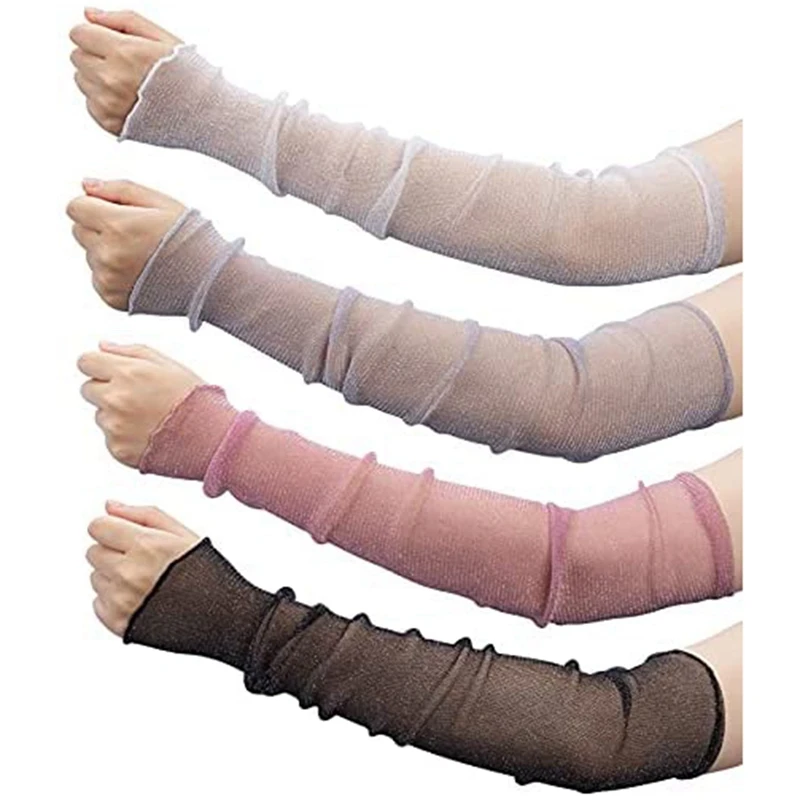 

Женские длинные кружевные перчатки солнцезащитные дужки без пальцев тюлевые солнцезащитные аксессуары