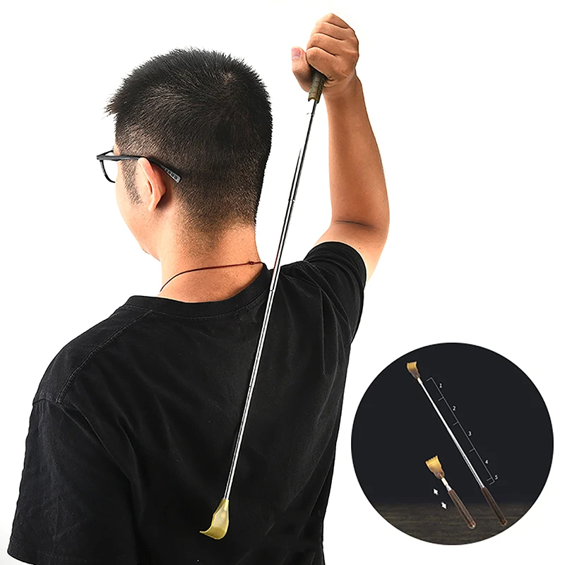 Выдвижной магнитный шариковый скребок для спины с магнитом телескопический