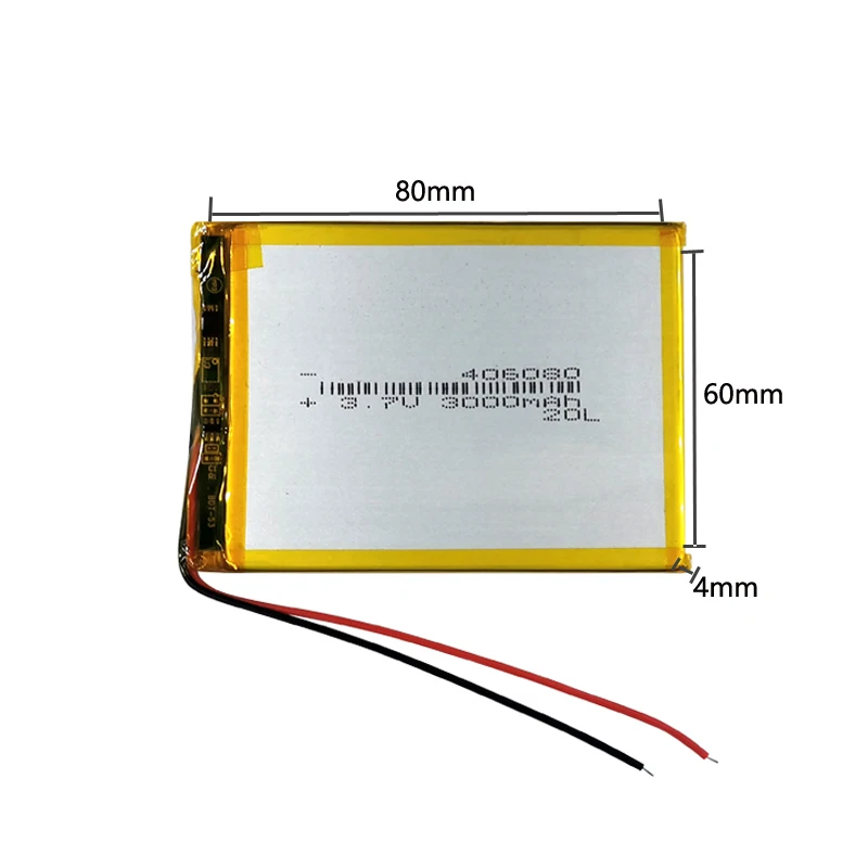 Lithium Polymer 406080 3.7v 3000mah Lipo Battery With Pcb Circuit Power 500times For Onda Vx787 Vx530 Vx540t Vx585 E-Book Pda Po Lithium Polymer 406080 3.7v 3000mah Lipo Battery With Pcb Circuit Power 500times For Onda Vx787 Vx530 Vx540t Vx585 E-Book Pda Po