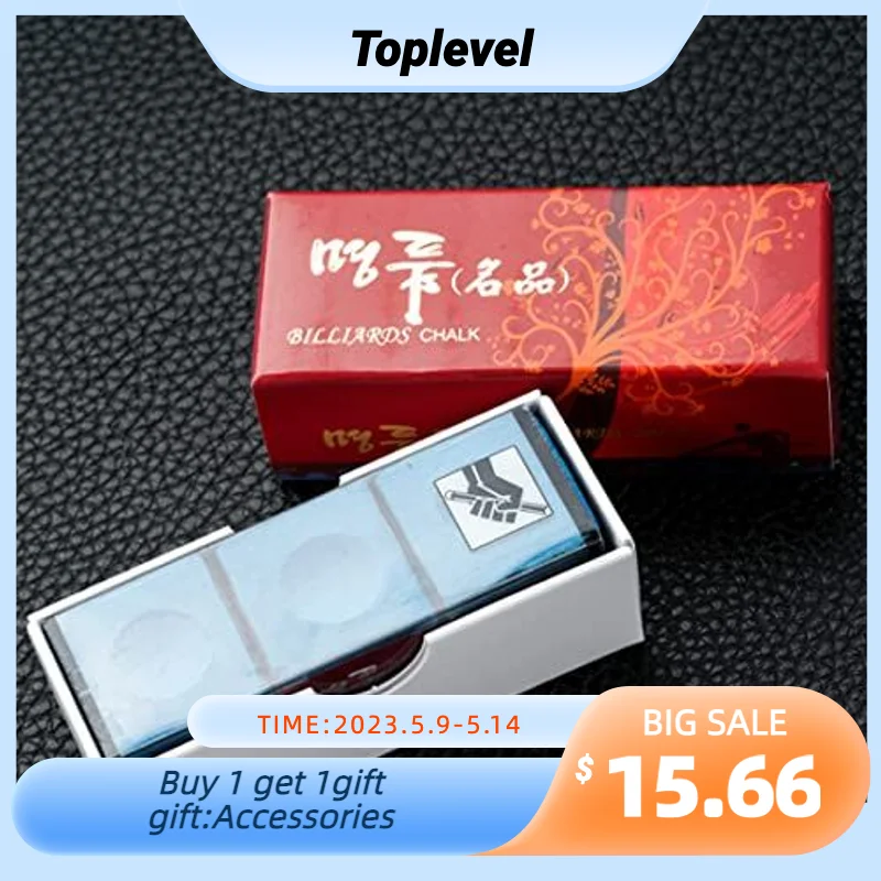BallTeck Korea Billards Мел для бассейна Cue Stick Мел 3 шт./коробка Профессиональный синий масляный снукер Carom Мел бильярдные аксессуары