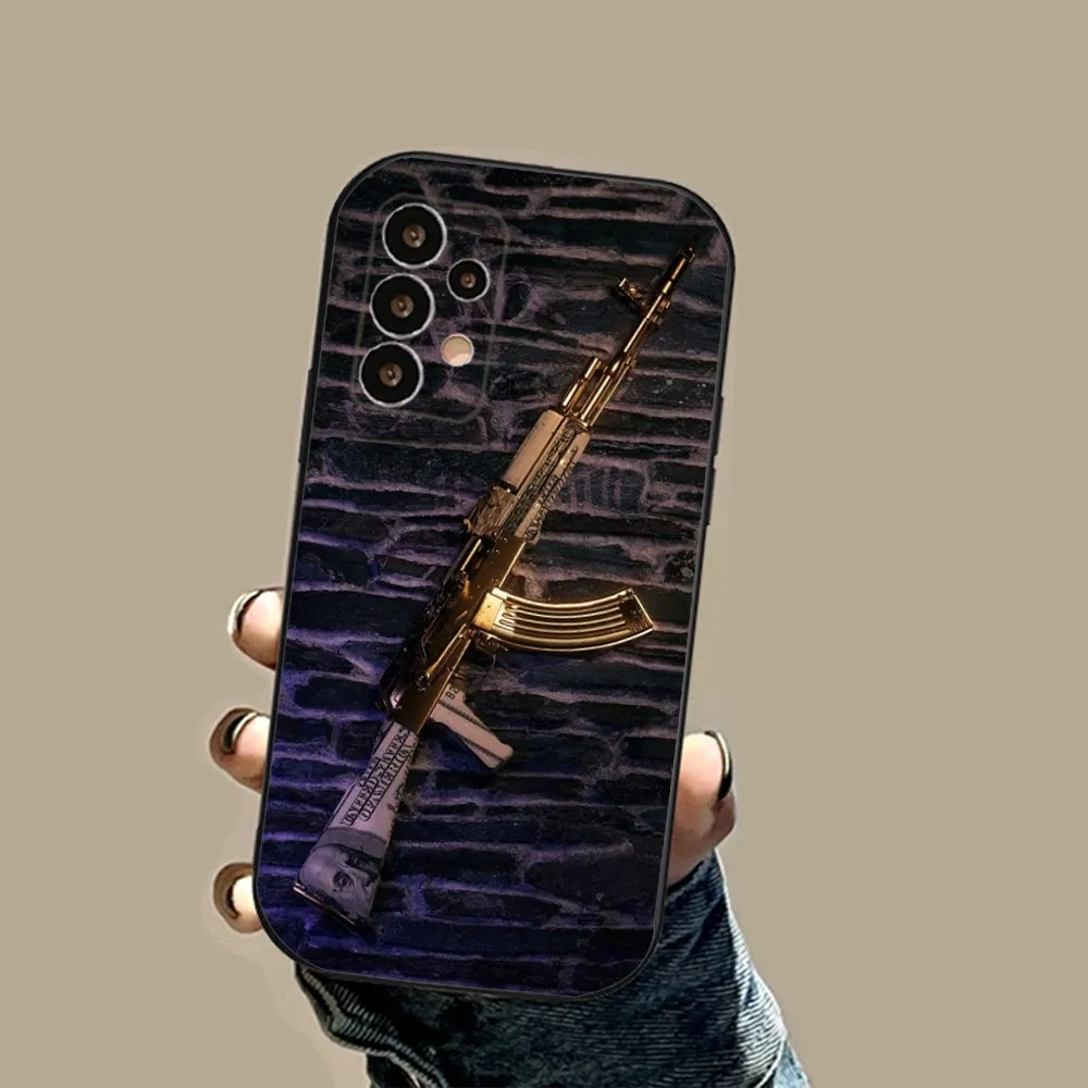 Фото Чехол для телефона Ak-47 King of Guns Чехол для телефона Samsung S24, 22,30, 20,10, 9,Note20 Ultra、Lite、Ultra、5G、Plus、FE №5