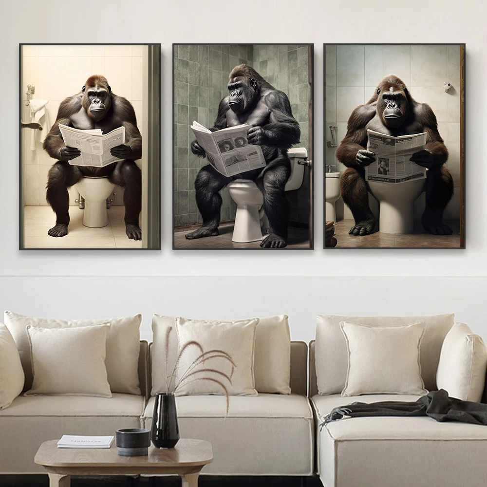 Картина на холсте &quotГорилла&quot