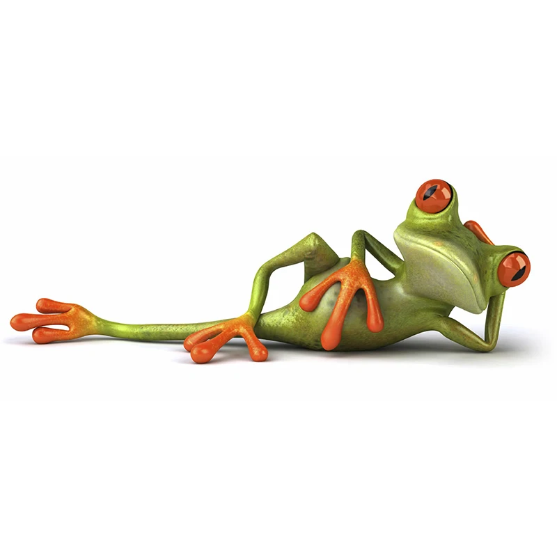 

Забавные 3D Мультяшные красочные наклейки на стену в виде лягушек T411 #, декор для ванной и туалета, наклейки для гостиной, Кабинета