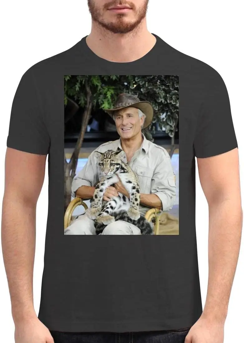 Jack Hanna — мужская футболка с мягким рисунком HAI # Г 728753