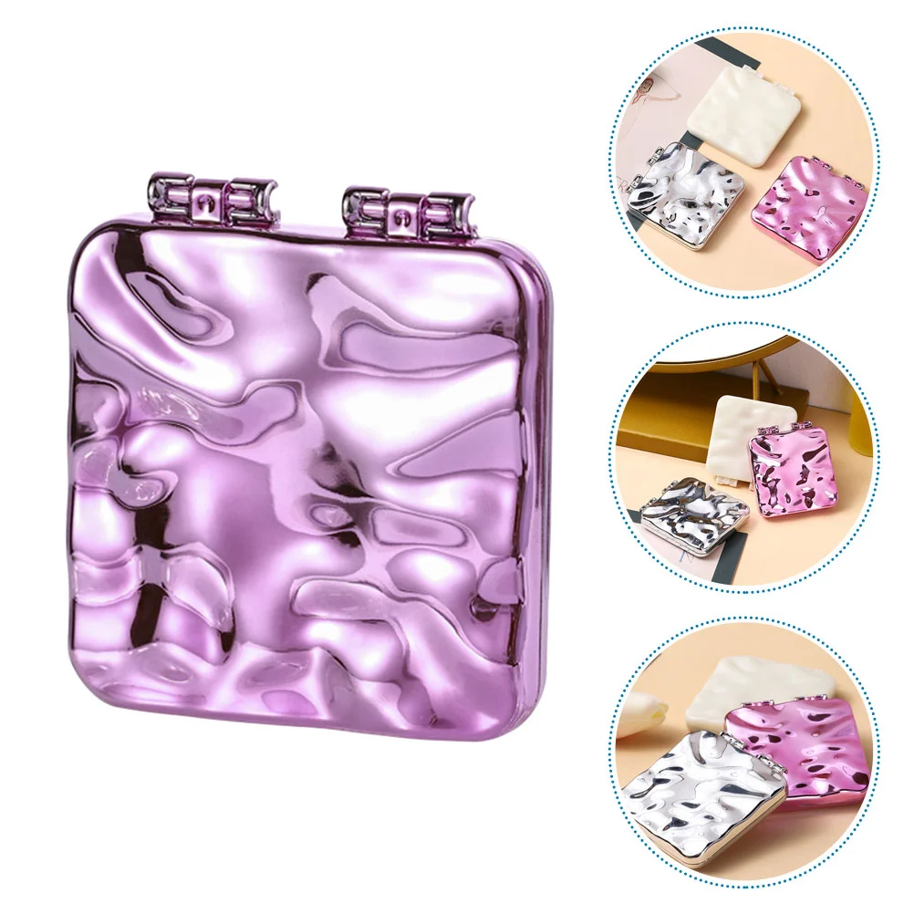 

Mirror Makeup Travel Pocket Foldable Hand Compact Portable Folding Resistant Daily Female Wear Use Function Multi Accessory Mini