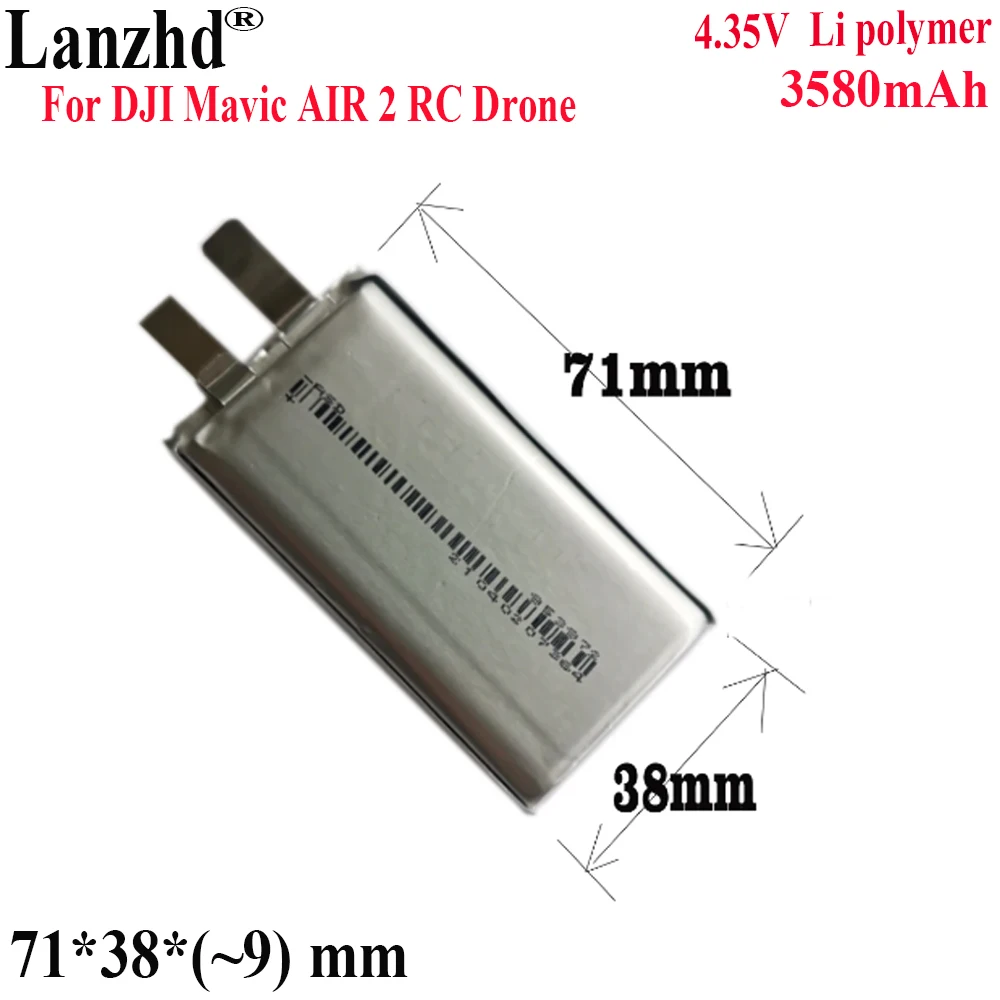 Аккумулятор Li 3 85 V Max 4 3580mAh Li-Polymer для дрона DJI Mavic AIR 2 RC