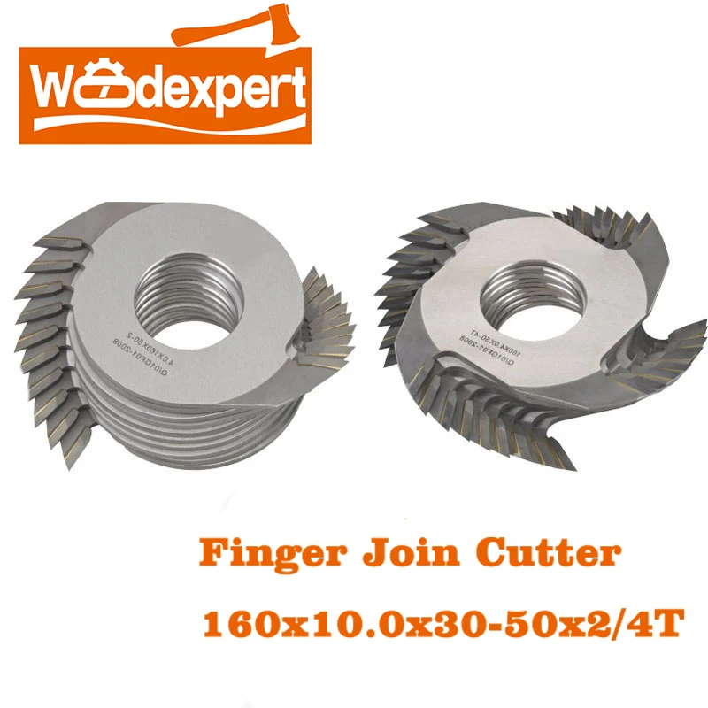

Finger Joint Shaper Cutter Head Carbide TCT for Wood Splicing/Finger Shaper/Tenon Machine, Deepth 12mm 160mmx10.0mm 1 PCS