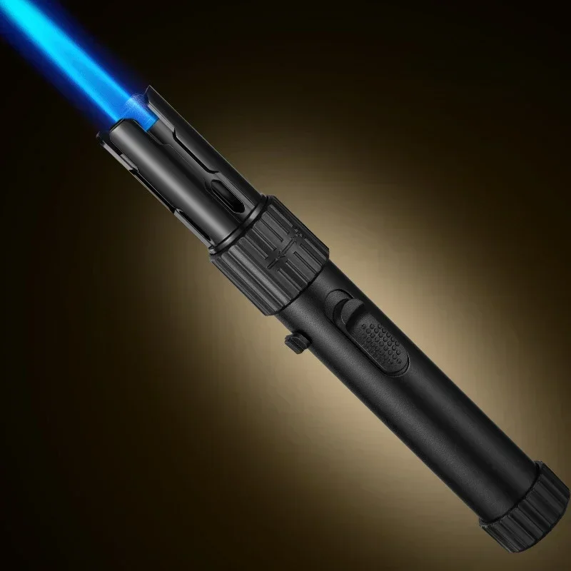 Мощная газовая зажигалка с фонариком | AliExpress