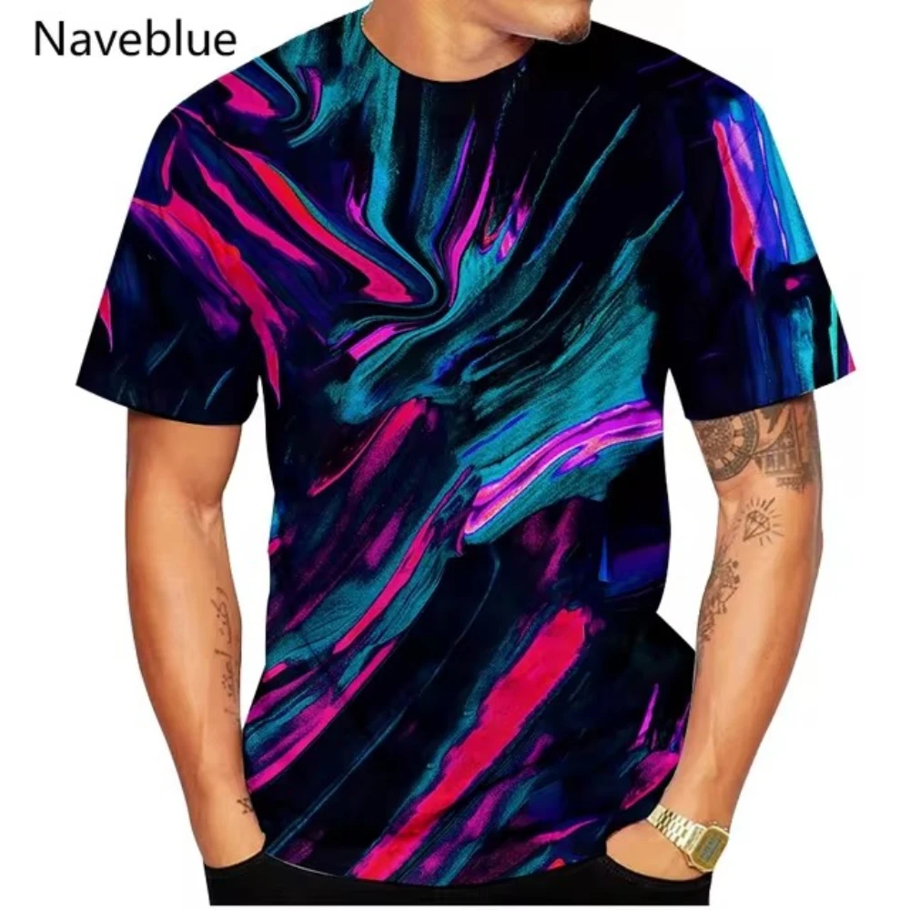 Новинка модная 3D Радужная цветная печать черно-белая головокружительная