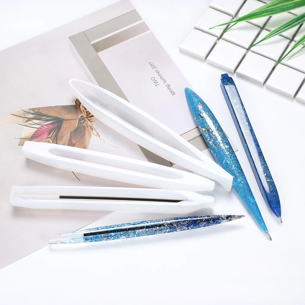 DIY Ballpoint Pen Silicone Mold for UV Resin Handmade Stationery for Child