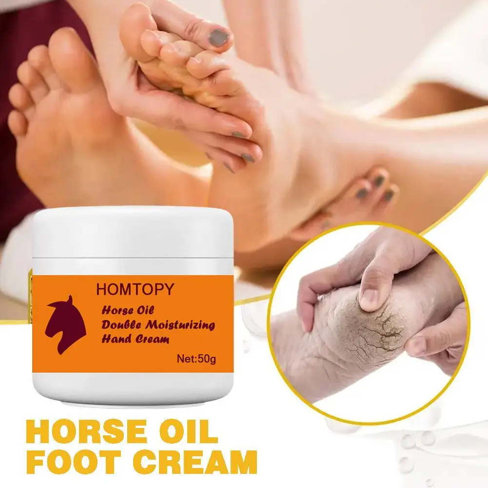 

Крем для ног с конским маслом, увлажняющая маска для рук и ног, антивозрастное удаление омертвевшей кожи, увлажняющая маска для рук и ног