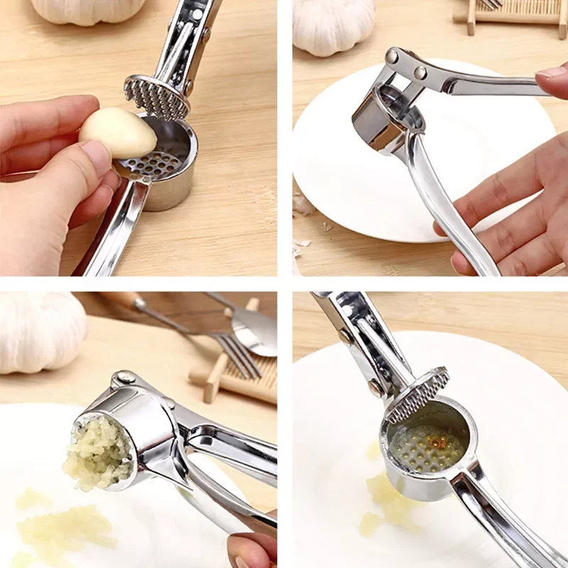 

1pcs Garlic Press Crusher Kitchen Cooking Vegetables Ginger Squeezer Masher Handheld Ginger Mincer Tools Kitchen Accessories