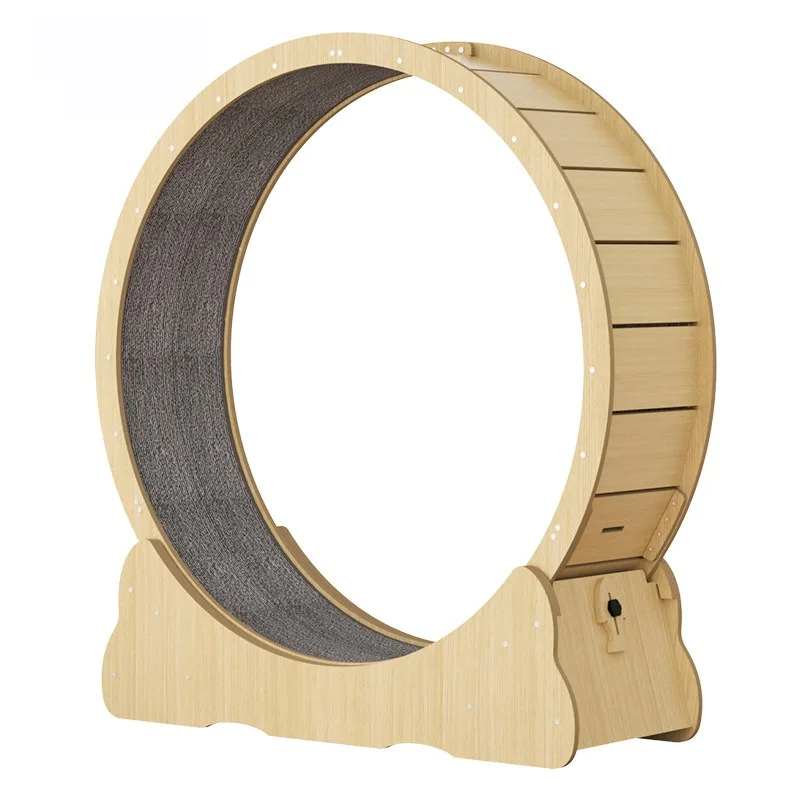 Cat Pet Dog Fun Treadmill Anti-depression Interactive Wooden Pet Tread Exercise Running Wheel Toys Sports Weight Pet Products