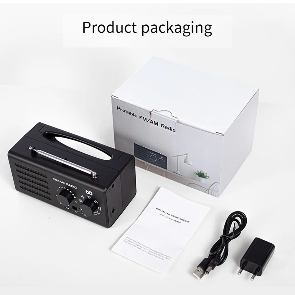 Портативный Высококачественный Радиоприемник FM AM С Мощным Стабильным Сигналом