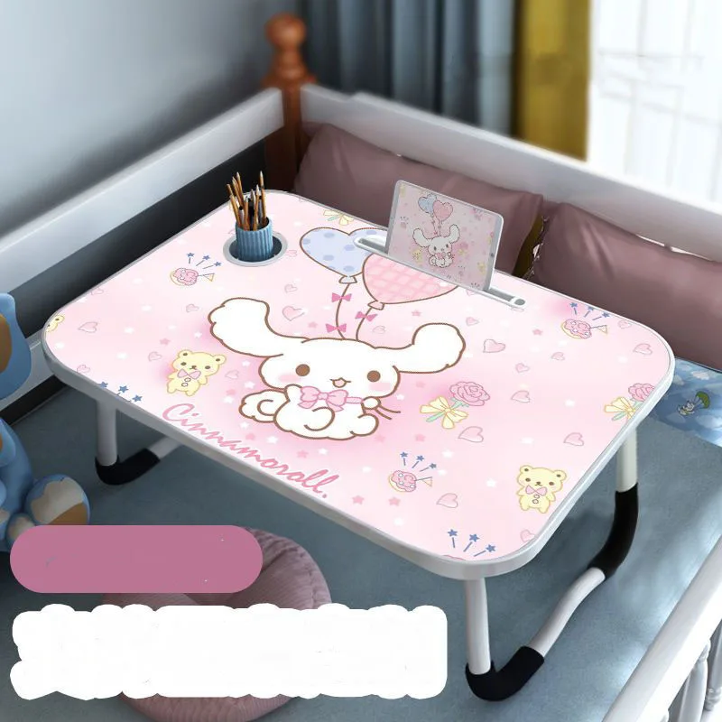 

Милый мультяшный кавайный Sanrioed Cinnamoroll для взрослых и детей домашняя кровать плоский Многофункциональный складной маленький стол