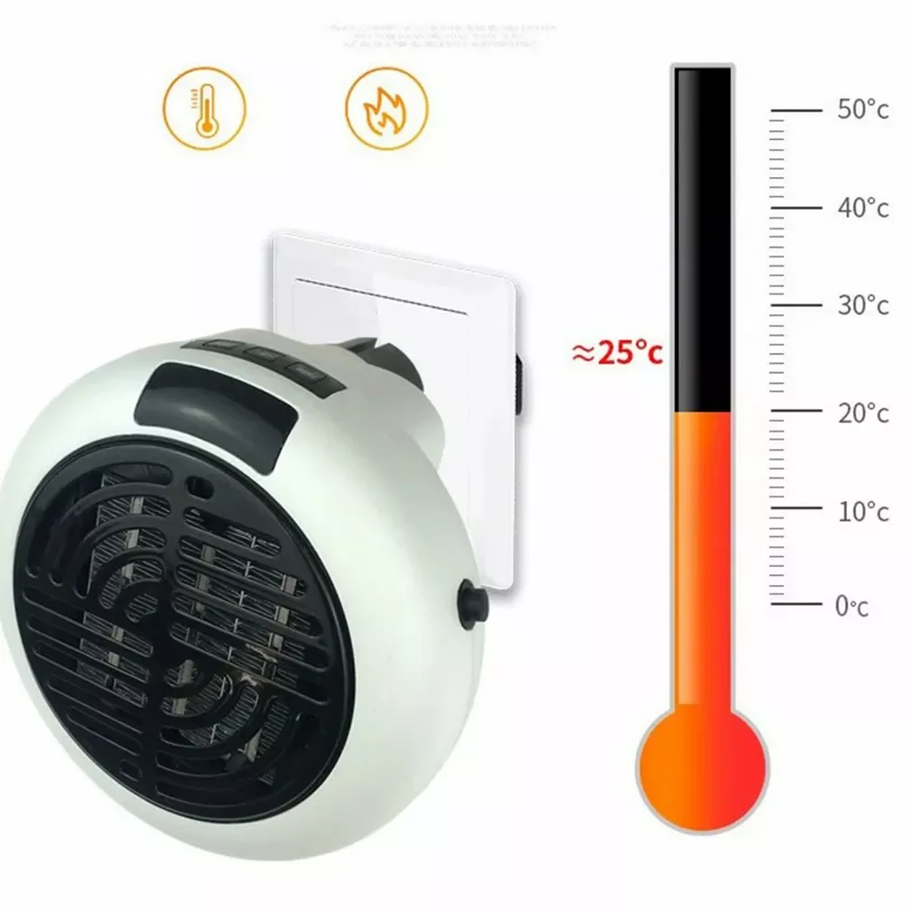 

Heater Desktop Heater Bedroom Heater Home Mini Hot Fan For Office Table Desk Indoors Compact And Portable