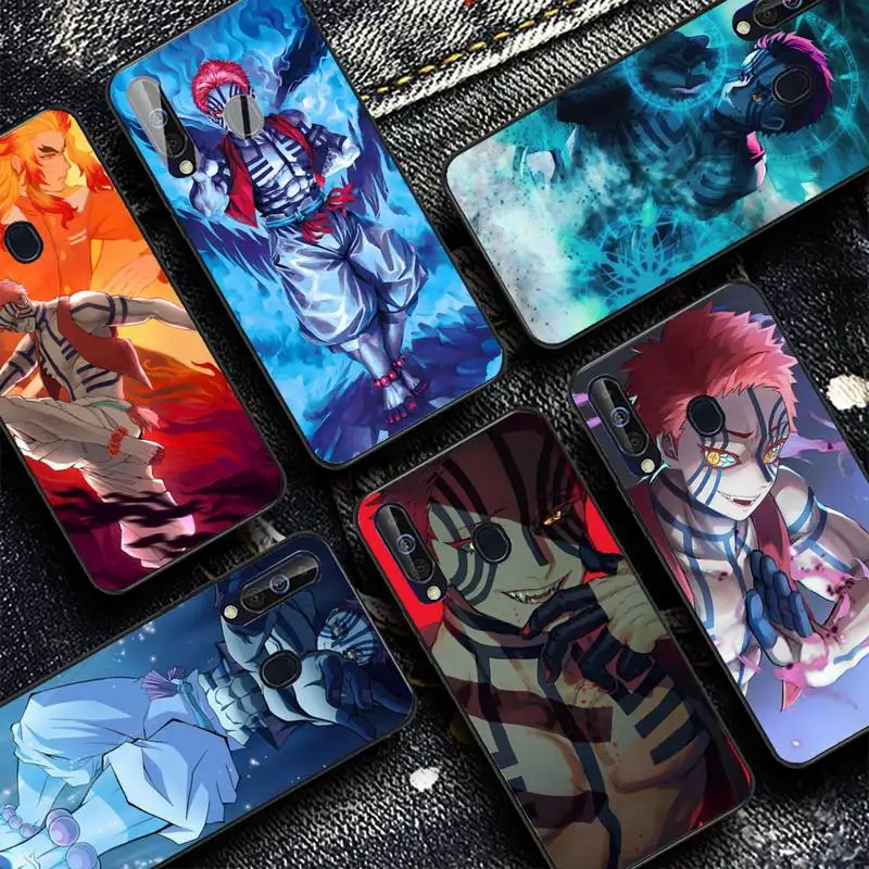 

Demon Slayer Akaza Phone Case for Samsung A51 01 50 71 21S 70 31 40 30 10 20 S E 11 91 A7 A8 2018