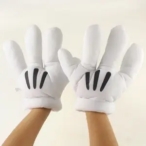 A Pair Premium Plush Gloves Keep Warm In Winter Cosplay Mickey