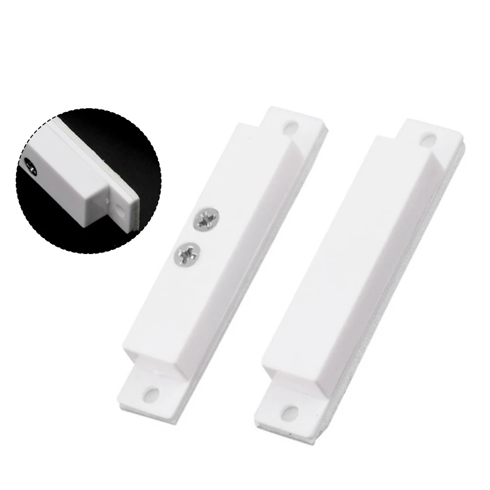 

10 компл. магнитный контактный датчик двери, окна, сигнализация, геркон, безопасность дома, нормально закрытый магнитный переключатель