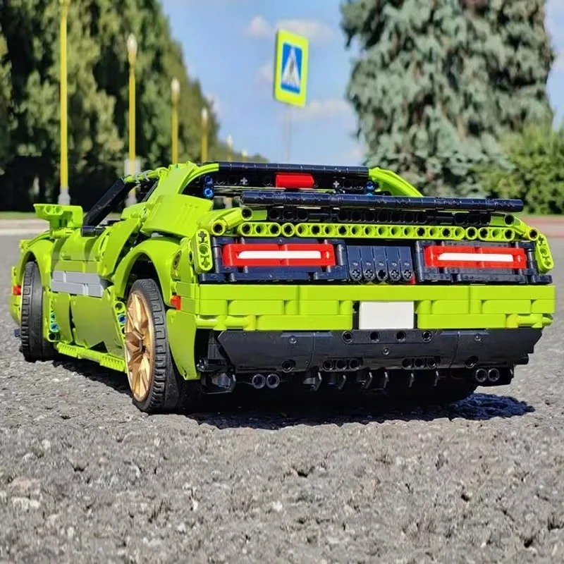 МОК 152910 1:8 Green GT супер спортивный автомобиль строительные блоки технические