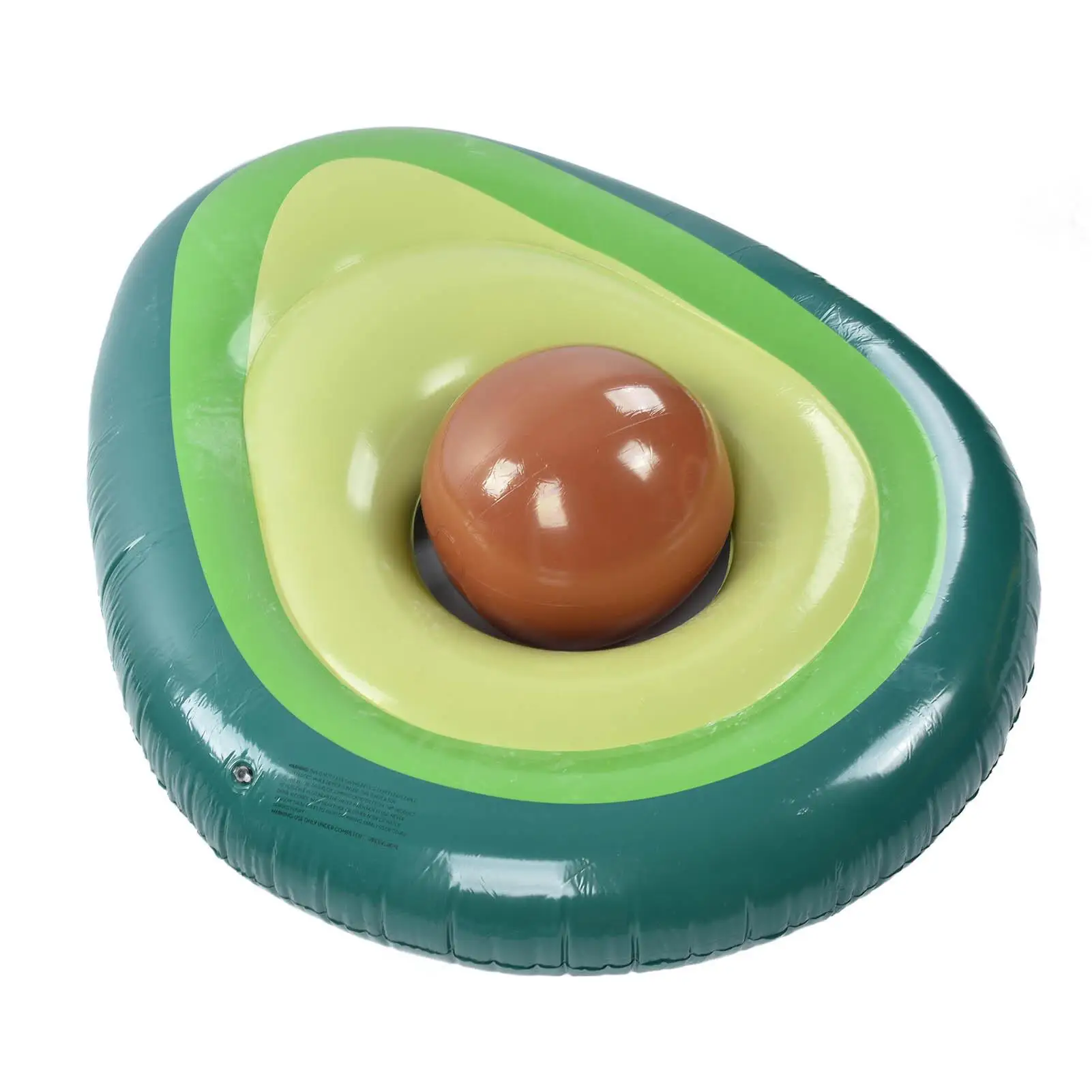 Нетоксичный поплавок для бассейна с авокадо — веселый шезлонг занятий водными